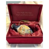 Hand painted blown glass ornamentsNe Qwa Art