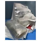 Full box of clear cell bags, and ties