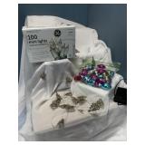 Christmas tree lights 100 mini clear lights in