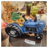 Ceramic tractor. Lights up