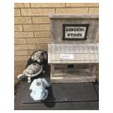 General Store Bird House, Frog & Turtle