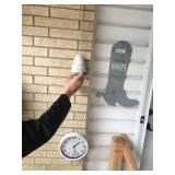 wind chime and clock