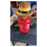 Red pepper cookie jar