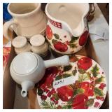 Pitchers salt and pepper shakers