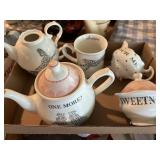 Teapot sugar & creamer set