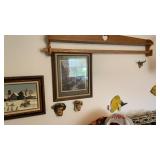 Contents of wall includes hand painted Bossons