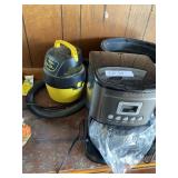 Shop Vac Toaster and Coffee Pot