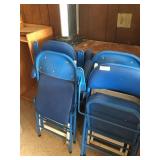 6 folding chairs