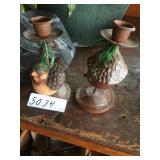 Bird Candle Holders, Plant