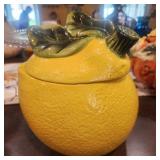 Lemon cookie jar