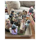 Lot of figurines, African American