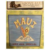 Beach wall hanging plaque