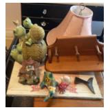 Turtle and other figurines