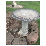 Cement Bird Bath