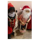 Two Santa Claus dolls