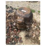 large turtle with flat top