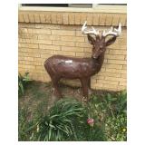 large cement deer