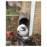 Mailbox with stand and bird