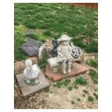 Cement Yard Figurines
