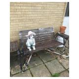 outdoor glider dog not included