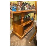 Wooden stand does not include contents on the top