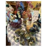 Chicken tea pots & bird salt & pepper shakers