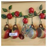 appel waall mount with mugs