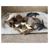 Dolphin figurines