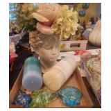 Cancels, paper weight, pot