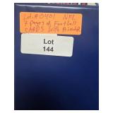 7 pages of NFL Cards