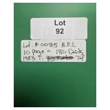 180 NFL cards