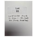 180 MLB cards