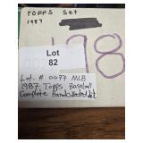 Hand collected 1987 Topps MLB cards