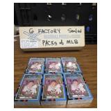 6 packs of factory sealed 1988 Donruss MLB cards