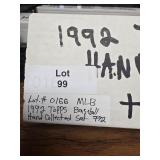 1992 MLB Topps cards
