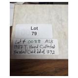 Hand collected 1987 MLB Topps cards