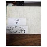 Hand collected 1987 Topps MLB cards