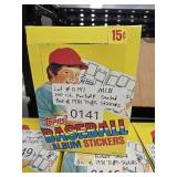 13 Box of 1981 MLB factory sealed Topps stickers
