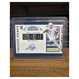Travis Fulgham RC autographed card