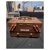 Singer sewing box with accessories