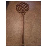 vintage wicker rug beater