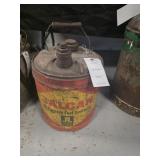 Fuel metal gas can