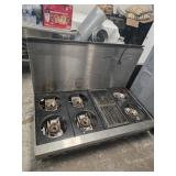 Gas stove, no burners or knobs