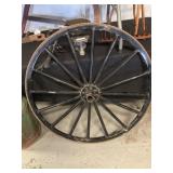 Horse drawn wagon wheel