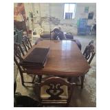 Dinning table with 6 chairs