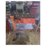 Engine block and stand