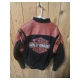 Vintage Harley Davidson wool & leather Jacket