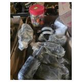 6 heavy Duty rubber door stops and other miscs