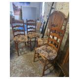 4 dining chairs