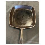 Square cast-iron skillet no markings